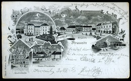 AUSZTRIA Strassnitz 1899. Litho Képeslap - Andere & Zonder Classificatie
