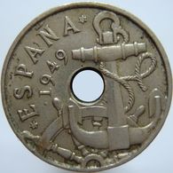 LaZooRo: Spain 50 Centimos 1953 XF - 50 Céntimos