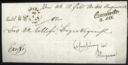 CZERNOWITZ 1854. Dekoratív Levél Szombathelyre Küldve - ...-1850 Prephilately