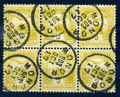 MONOR 2f Hatos Tömb, Szép Egykörös Bélyegzés - Used Stamps