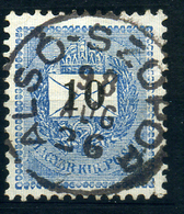 ALSÓSZOPR 10Kr , Szép Bélyegzés - Used Stamps