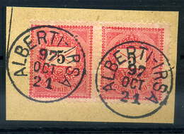 ALBERTIRSA 5Kr Pár , Szép Bélyegzés - Used Stamps