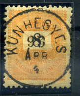 KUNHEGYES 8Kr Szép Bélyegzés - Used Stamps