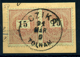 CZIKÓ 15Kr Pár, Szép Bélyegzés - Used Stamps