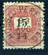 HOSSZÚPERESZTEG 15Kr Szép Bélyegzés - Used Stamps