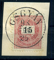 OSGYÁN 15Kr Luxus Bélyegzés - Used Stamps