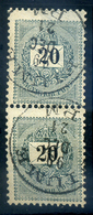 FIUME 20Kr Pár, Szép Bélyegzés / 20 Kr Pair, Nice Pmk - Oblitérés