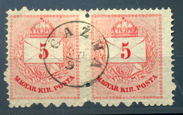 CAZMA 5Kr Pár, Szép Gyűszű Bélyegzés - Used Stamps