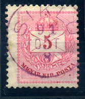 SIKLO 5Kr ( Képbe Fogazott), Szép Lila (!) Bélyegzés - Used Stamps