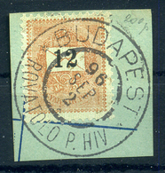 BUDAPEST Rovatoló 12Kr Szép Bélyegzés - Used Stamps