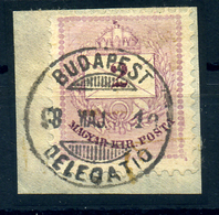 BUDAPEST Delegatio 2Kr Szép Bélyegzés - Used Stamps