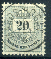 MAROSBOGÁT 20Kr Szép Bélyegzés - Used Stamps