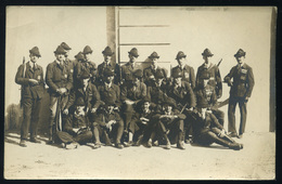 KISMARTON 1915. Ca. Vadászok, Katonák ? Régi Fotós Képeslap - Hongarije