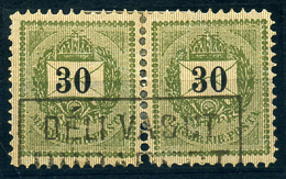 30Kr Pár DÉLI VASÚT Szép Bélyegzés - Used Stamps