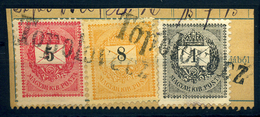 TOPLOVIC 5+8+1Kr Szép Bélyegzés - Used Stamps
