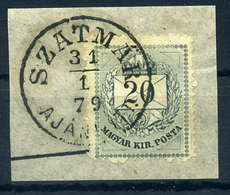 SZATMÁR Ajánlott 20Kr Szép Bélyegzés - Used Stamps