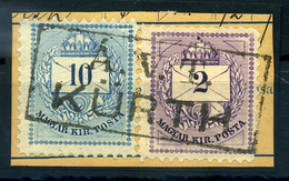 KÜRTH 10Kr+2Kr Szép Bélyegzés - Used Stamps