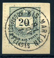 KISMARTON Kocsiposta 20Kr Szép Bélyegzés / Wagon Post 20Kr Nice Pmk - Used Stamps