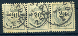 STOÓSZ 3*20Kr Szép Bélyegzés / 3*20Kr Nice Pmk - Used Stamps