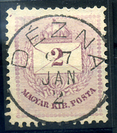 DÉZNA 2Kr Szép Bélyegzés / 2Kr Nice Pmk - Used Stamps