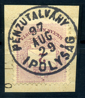 IPOLYSÁG Pénzutalvány 2Kr Szép Bélyegzés / Postal Money Order 2Kr Nice Pmk - Used Stamps