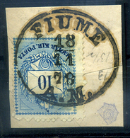 FIUME 10Kr Szép Bélyegzés / 10Kr Nice Pmk - Used Stamps