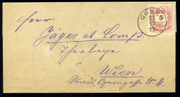 GÖDRE 1879. Szép 5Kr-os Levél Bécsbe Küldve - Used Stamps