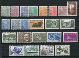 Finland. 23 Stamps - Unused With Invisible Hinge Marks - Collections