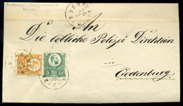 NÉMETÚJVÁR 1873. Levél, Réznyomat 3Kr+2Kr-ral, Tartalommal Sopronba Küldve, Szép Burgenlandi Darab! - Used Stamps