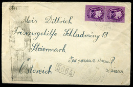 BABARC Dekoratív Infla Levél Ausztriába Küldve / Period16 To Austria 20g Cover 20x800eP+CASH PAYMENT 144mP PROVISIONAL B - Briefe U. Dokumente