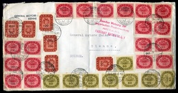 BALATONFÖLDVÁR 1946. Infla Levél 76 Db Bélyeggel Svájcba Küldve / Period18 To Switzerland 40g Cover 76 Stamps Balatonfol - Lettres & Documents