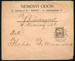BUDAPEST 1900. Helyi Céges Levél 11 1/2 Es 6f-rel - Used Stamps