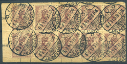 1901. 5K Tízes Tömb! RR! - Used Stamps