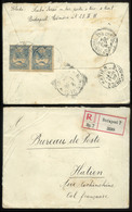BUDAPEST 1902. Ajánlott Levél 25f Pár Bérmentesítéssel Indokínába (Ha Tien Vietnám) Küldve! Ritkaság! - Used Stamps