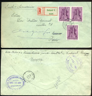 BUDAPEST 1940. Ajánlott Levél Peruba Küldve! - Lettres & Documents