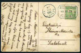 ALSÓMOCSOLÁD 1908. Képeslap, Postaügynökségi Bélyegzéssel - Used Stamps