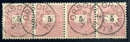 ORSOVA P.U. 4*5Kr Szép Bélyegzés - Used Stamps