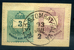 ALSÓSZOMBATFALVA 3Kr+2Kr Szép Bélyegzés - Used Stamps