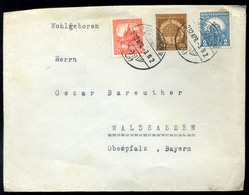 BUDAPEST 1932. Levél Németországba Küldve P-f Bélyegekkel, Közte Díjjegyes Kivágás! - Covers & Documents