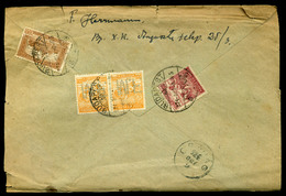 BUDAPEST 1923. Levél Csajágra Küldve, Céglyukasztásos Bélyegekkel - Lettres & Documents