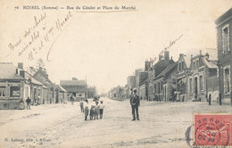 ROISEL Rue Du Câtelet Et Place Du Marché - Roisel