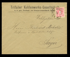 Slovenia - Letter With Cancel K.K. POST AMBULENCE No. 8, Sent 04.07. 1890 To Sagor. - Slovenia