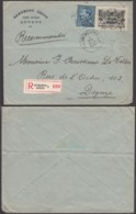 Belgique - Lettre " Armement Deppe " COB 430+506 En Recom. D'Antwerpen 07/VIII/1939 Vers Deynze  (RD392) DC5905 - 1936-1951 Poortman