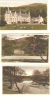 Trossachs 3 Colour Postcards Brig O'turk, Hotel And Loch Achray, Loch Katrine 1920? - Perthshire