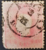 PORTUGAL1884 - Canceled - Sc# 40 - 20r - Gebraucht