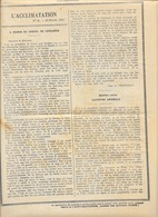 Journal Bi-hebdomadaire Des éleveurs - L'Acclimatation N° 22 Du 20 Février 1923 - Sonstige & Ohne Zuordnung