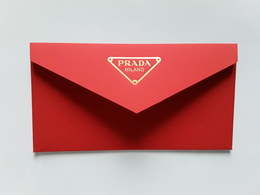 PRADA  Enveloppe Rouge " Année Du RAT "   ! - Modernes (à Partir De 1961)