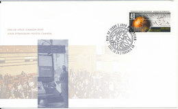 Canada FDC 24-10-2002 Toronto Stock Exchange 150 Anniversary With Cachet - 2001-2010