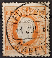 PORTUGAL 1870/84 - Canceled - Sc# 44 - 80r - Usati