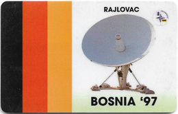 UK (A-Comms) - TELEDATA Military - Bosnia '97, Rajlovac Issue, PIN No Type 3-3-3, Remote Mem. 50DM, Used - [ 8] Companies Issues